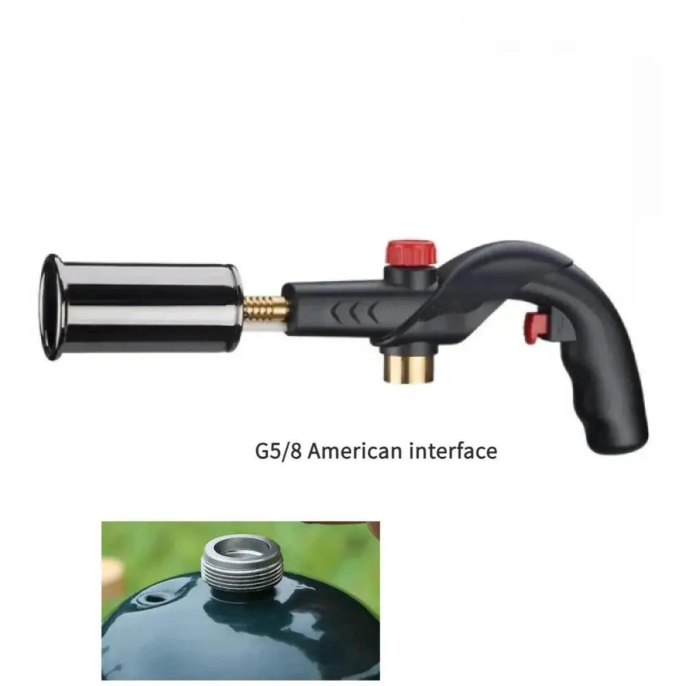 Portable Kitchen Torch, Multi Purpose Gas Torch Lighter, Metal Jet, For Pastry & Steak Cooking, Outdoor & Barbecue Fire Starter