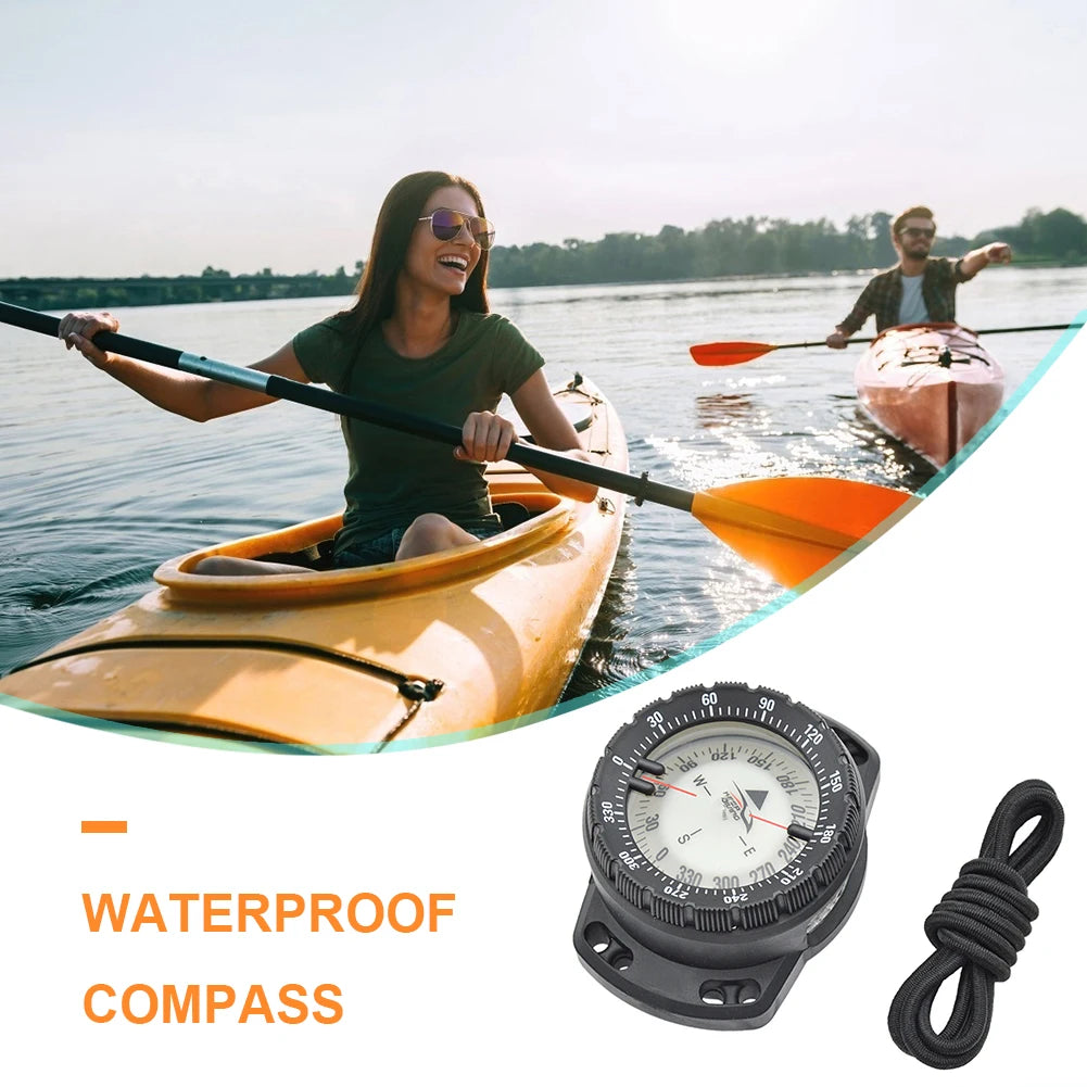 50m Scuba Diving Compass Multi-function Camping Climbing Hiking Luminous Plate
