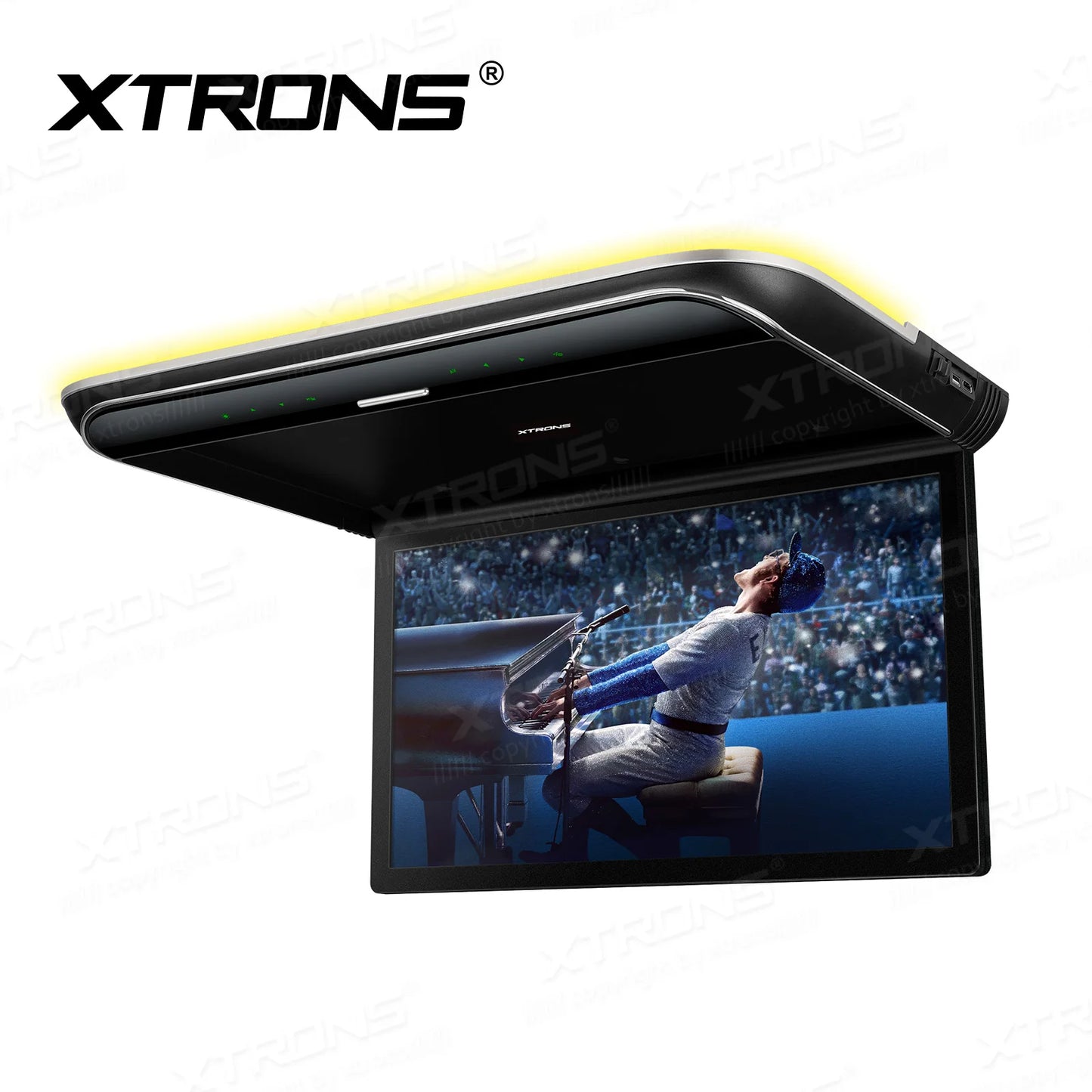 XTRONS 19.5" Car Roof Monitor with HD Digital TFT Screen Ultra-thin  Car TV Player with Speaker Support 1080P Video USB AV Input