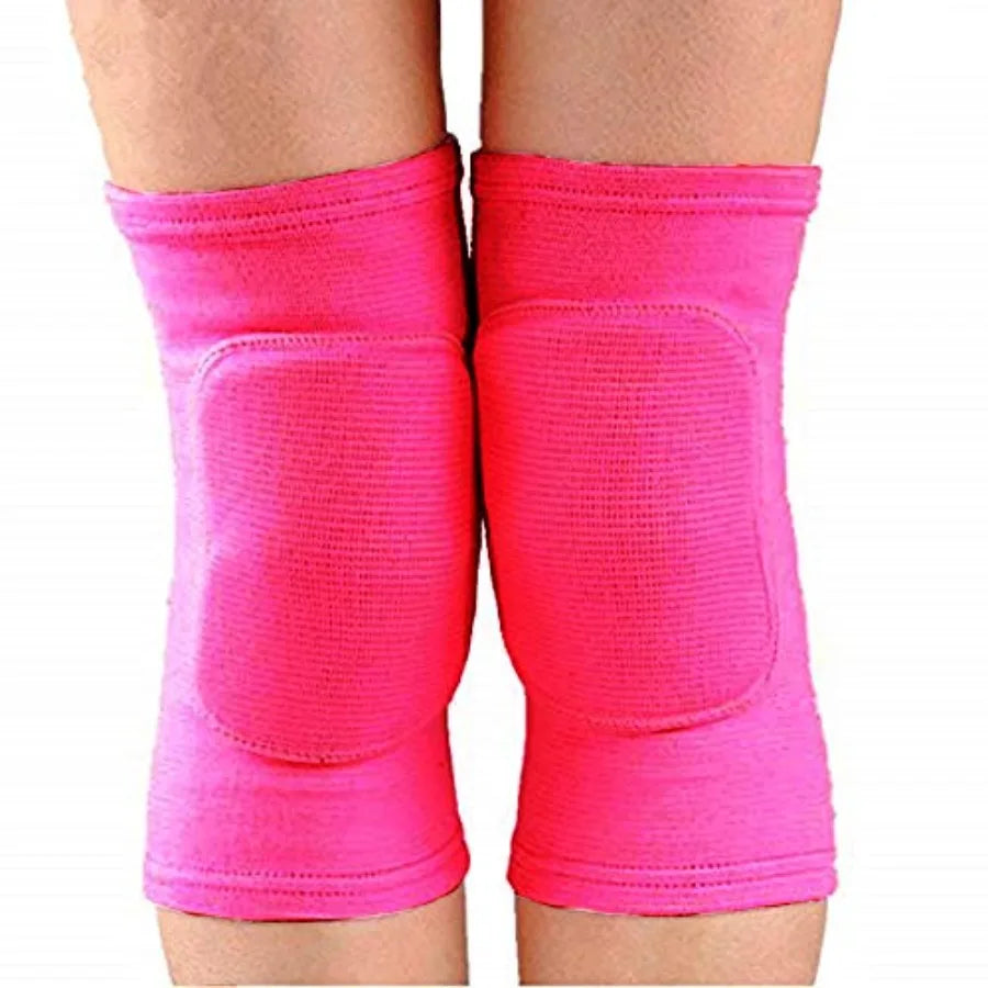 Knee Pad, Anti-Slip Padded Sponge Knee Brace Breathable Flexible Elastic Knee Support for Football Volleyball Dance Skating Bas