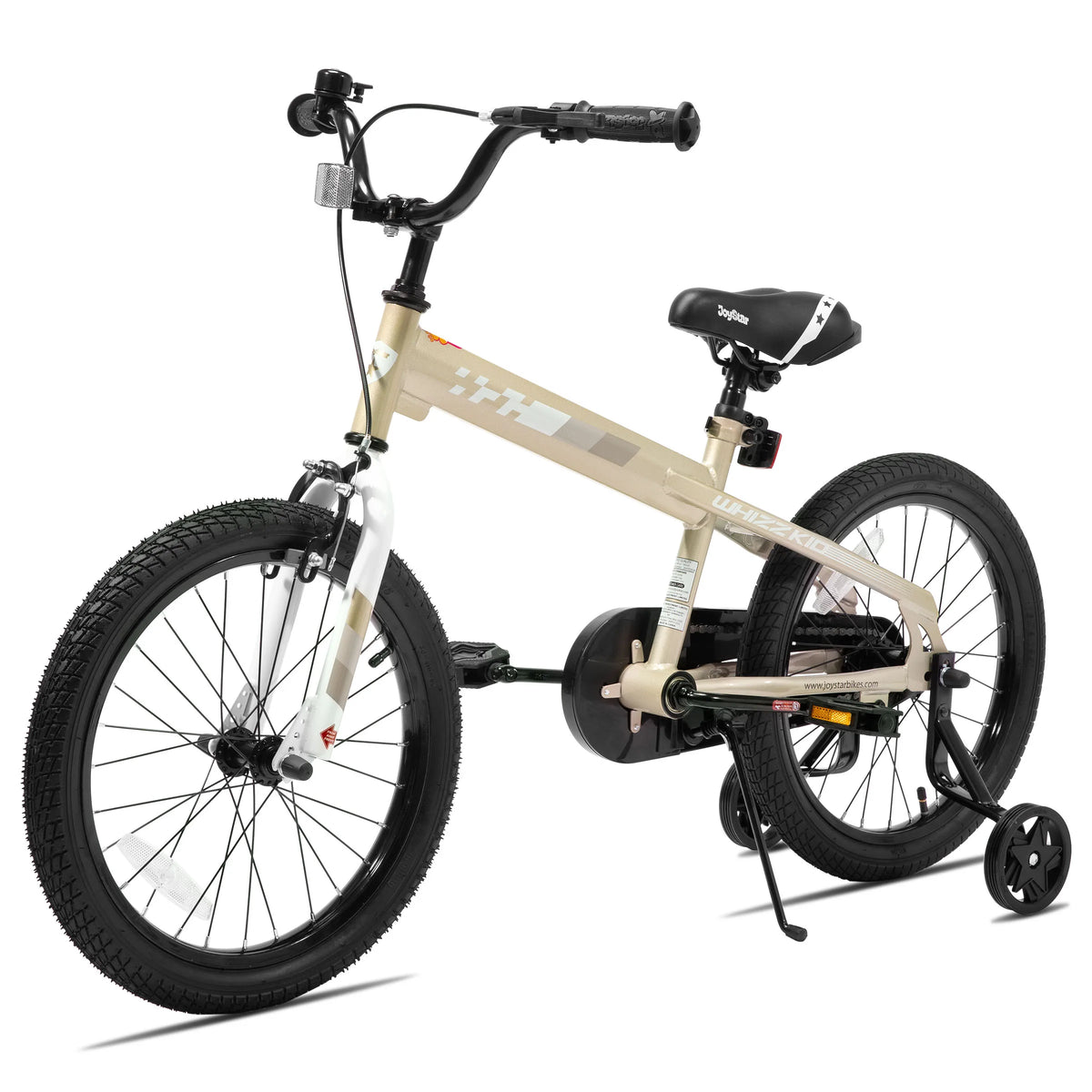 JOYSTAR Whizz BMX Style Kids Bike 18-20 Inch with Training Wheels Dual Brake System And Bell Ideal for Toddlers & Kids Ages 5-13 Years