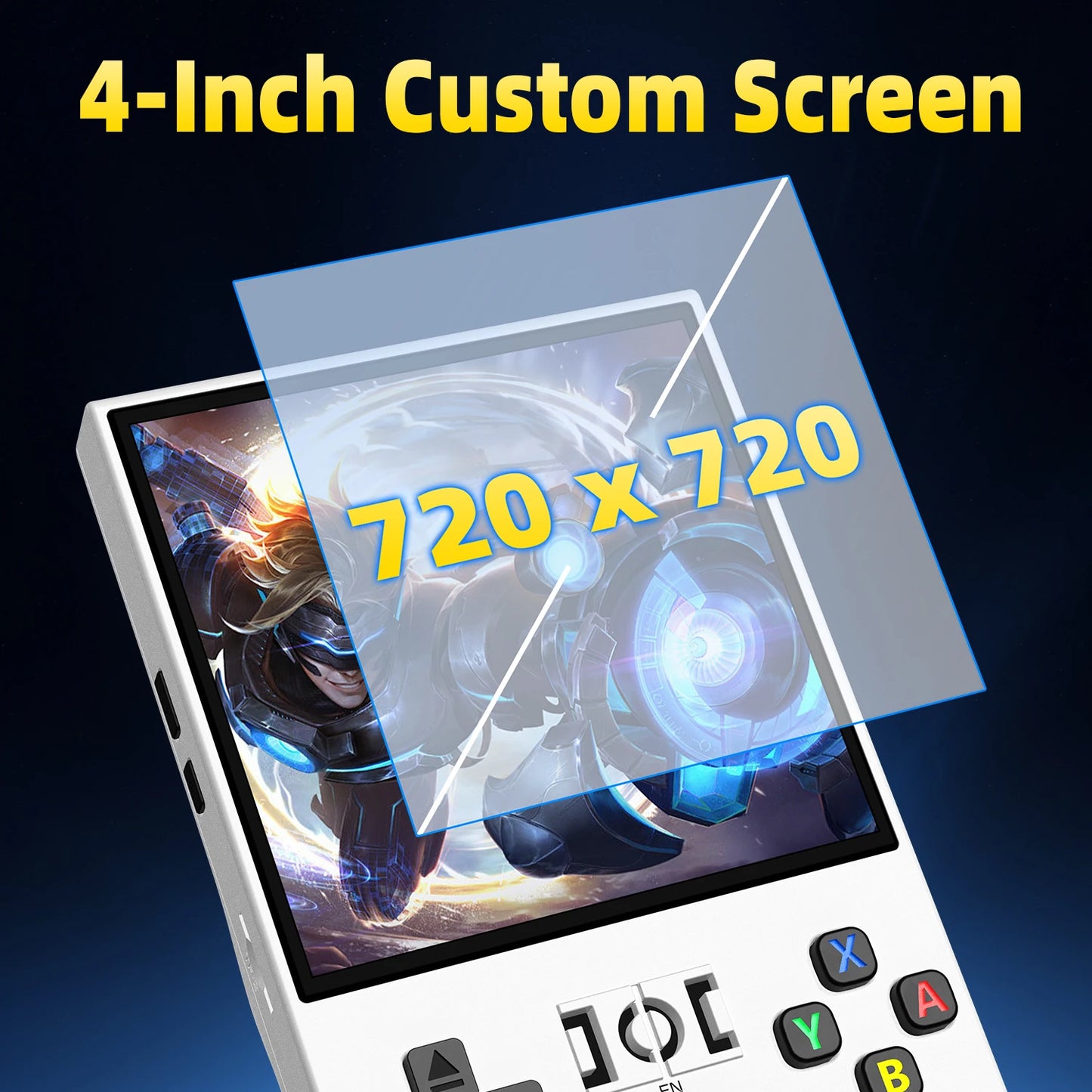 AISLPC R36MAX Handheld Game Console 4.0 Inch 64/128GB RK3326 Chip Retro Portable Video Game Player Open Source Pocket Console