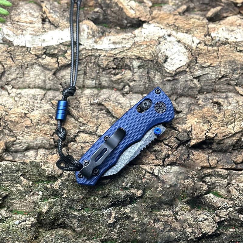 BM 290 Compact Folding Knife 440c Steel Handle Outdoor Camping Tactical Camping EDC Hunting Knife Jungle Adventure Tool Gift