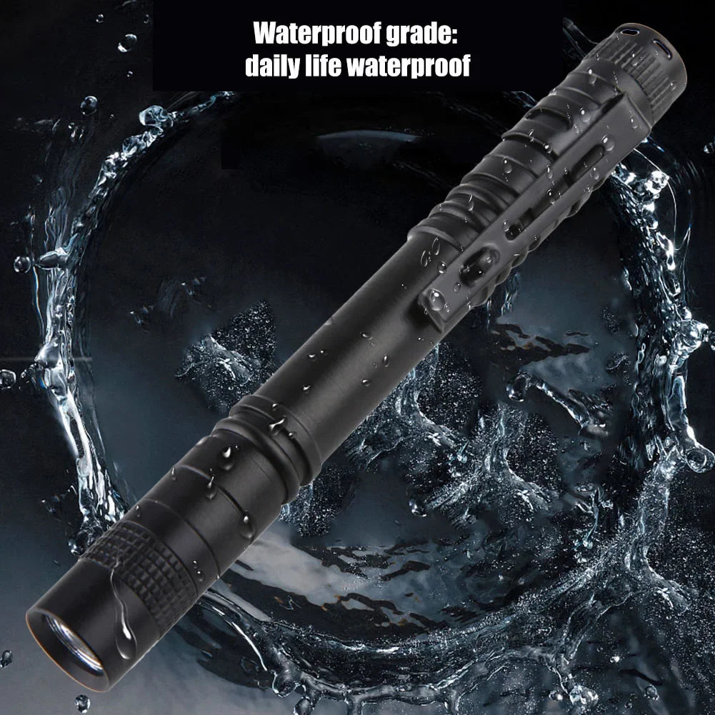 Portable LED Handheld Flashlight IPX4 Waterproof 395nm 3W Mini UV Pen Light Pocket Torch Lamp Banknote Pet Urine Stains Detector