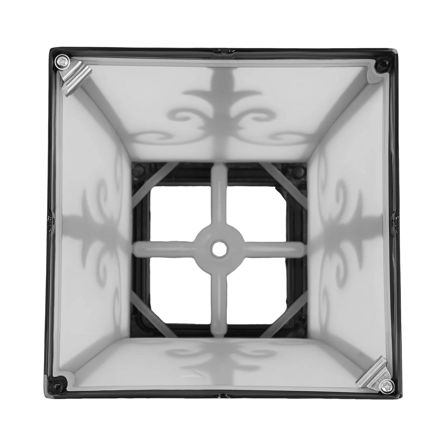 85-265V Outdoor Solar Post Light, Solar Powered Electric Supply Pillar Light, Remote Control Garden Light IP44 Water-repellent