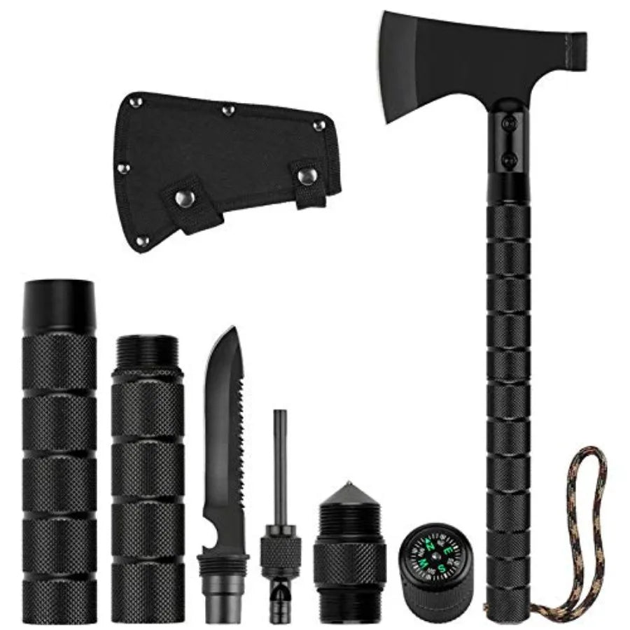 Camping Axe, Folding Survival Hatchet Axe Tactical Camp Axe for Outdoor Adventure