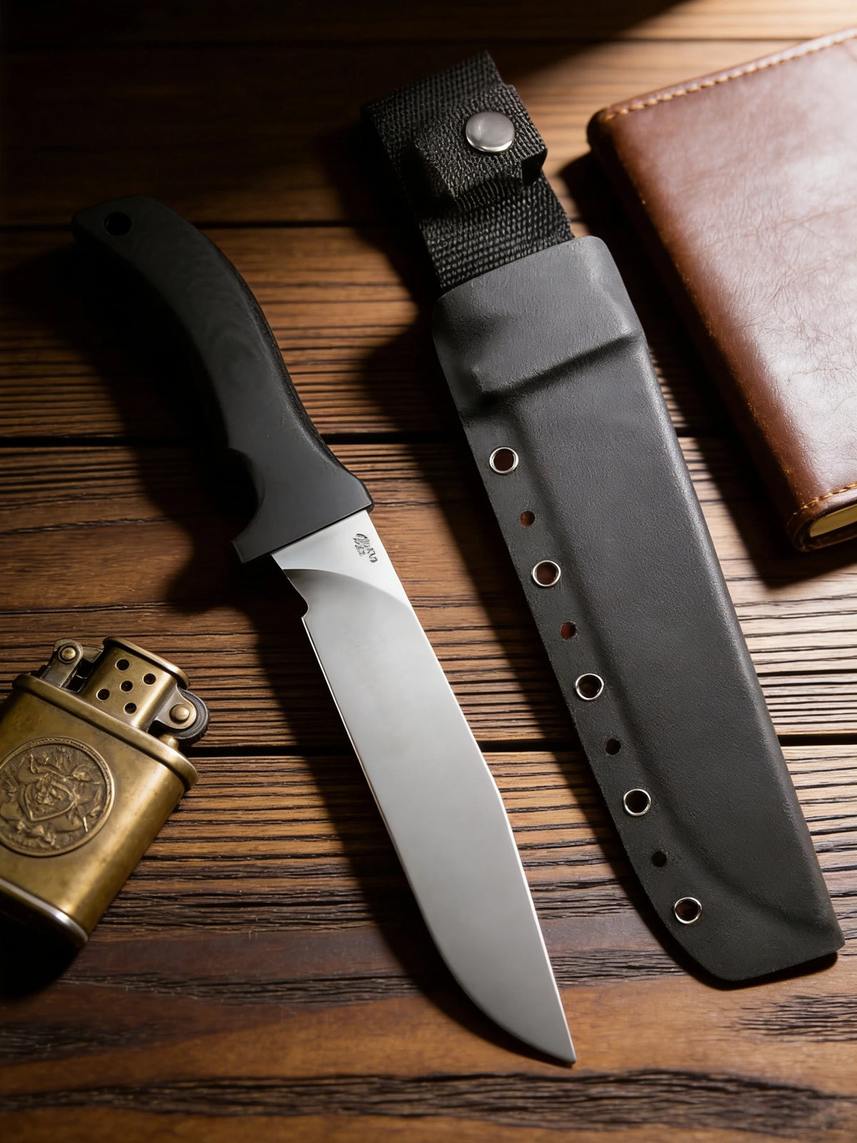 MadDog - Classic outdoor camping knife, made of A8 steel, for clearing obstacles in the jungle and for fishing outdoors.