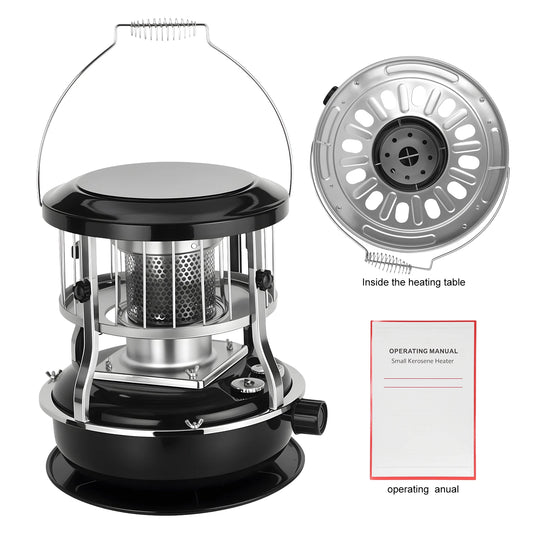 Kerosene Heater, Portable Indoor Kerosene Radiant Heater Kerosene Stove for Camping, Hunting, Cooking