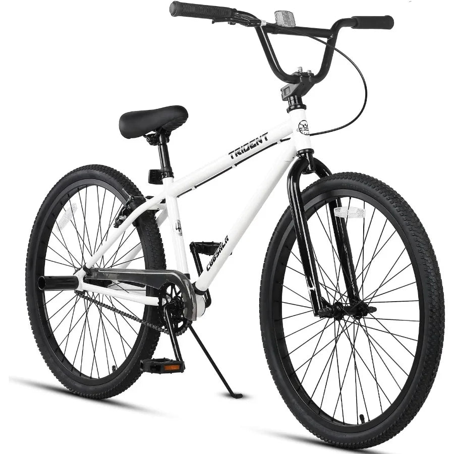 20 24 BMX Race Bike Trident Bicycles Beginner-Level to Advanced Riders with 2 Pegs, Multiple Colors