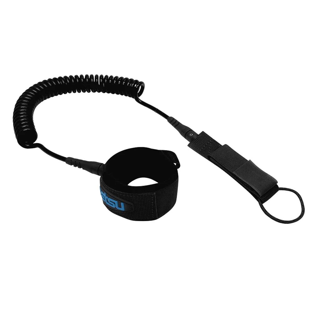 Sup Board Foot Leg Rope Practical Coiled Surfboard Leash Elastic Surfing Stand UP Paddle Board Ankle Leash TPU Accessories