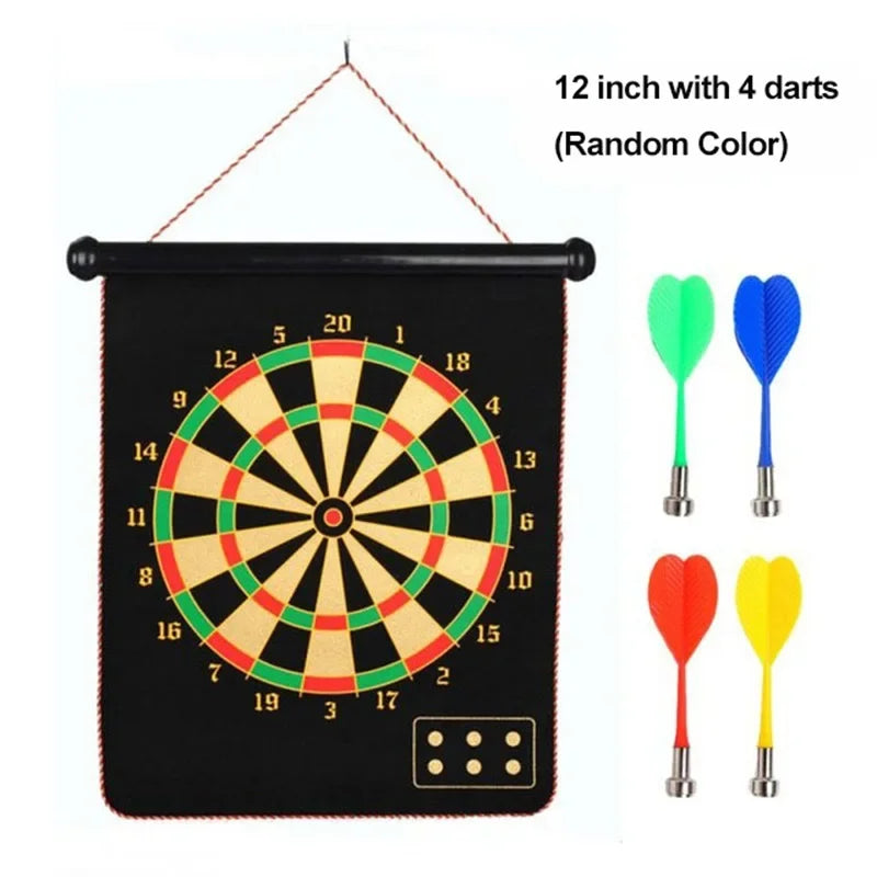12/15/17 Inches Magnetic Dart Suit Double Sided Flocking Dartboards Plate Of Safety Leisure Board Game Indoor Toys For Children