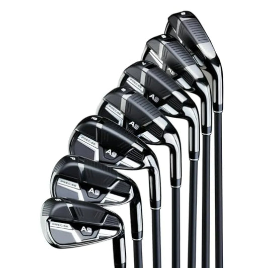 A9 Golf Iron Set 7 Clubs 5 SW Right Hand Project X Cypher Graphite Shafts and Dual-Compound Grips Men