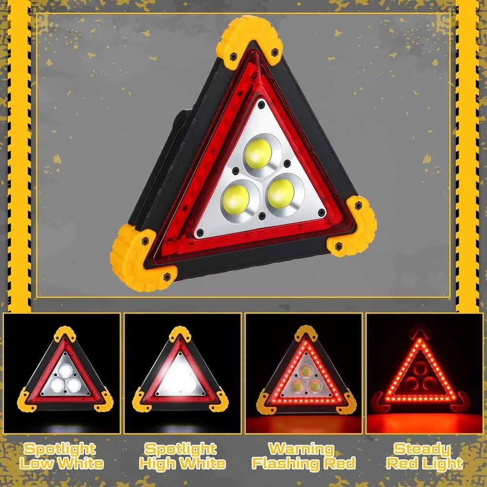 Huquary LED Ency Warning e, Rechargeable Portable lashing LED Warning e Light with 4 es, Saety Hazard Light or Car Truck RV Vehi