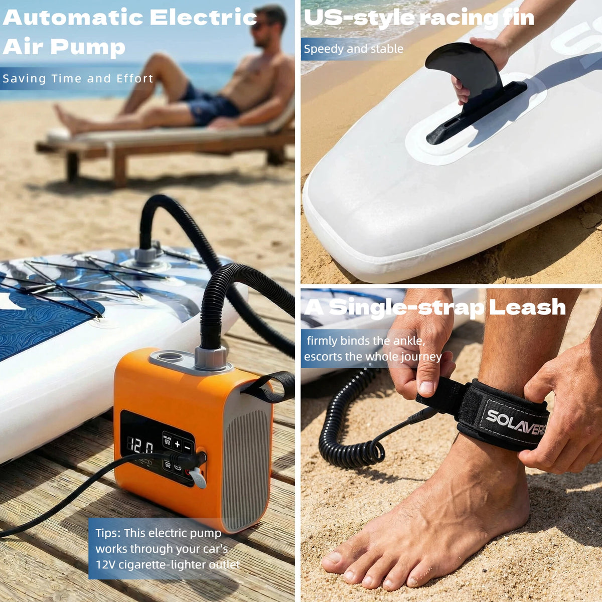 Extra Large SUP Board with Seat, Inflatable Stand Up Paddle Board with Premium Accessories, 600LB Capacity Paddleboard for Lake,