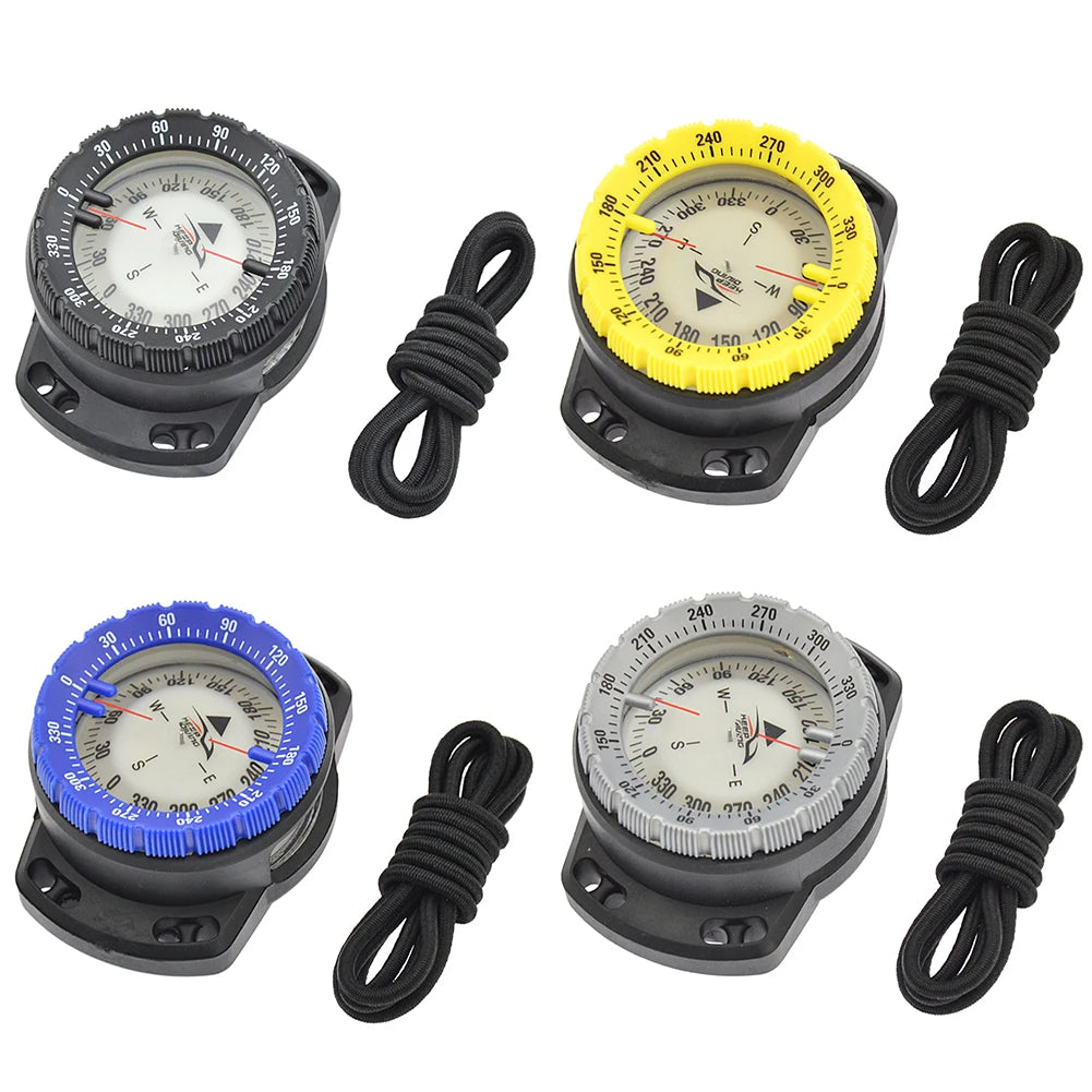 50m Scuba Diving Compass Multi-function Camping Climbing Hiking Luminous Plate