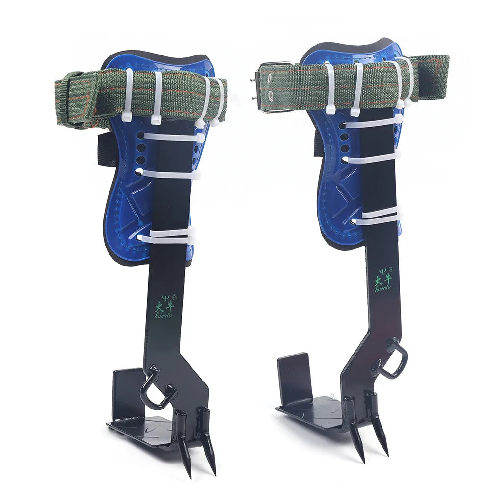 Two Gears Tree Climbing Tool Multi Function Pole Climbing Spike Set with Safety Belt for Arborist Work