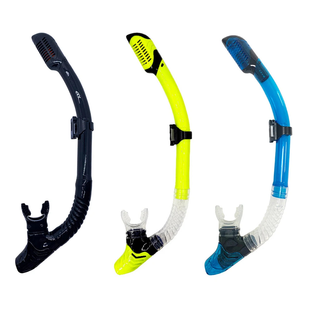 Diving Snorkel Silicone Full Dry Underwater Diving Air Breathing Tube Hose Gear