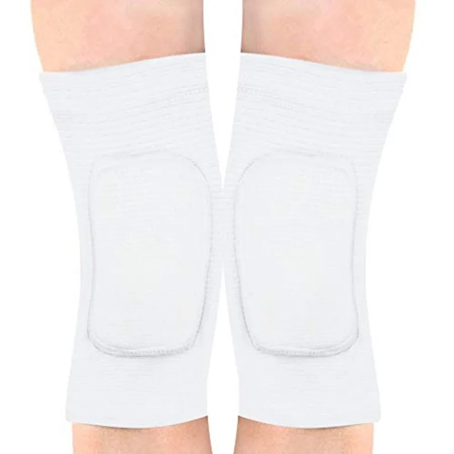 Knee Pad, Anti-Slip Padded Sponge Knee Brace Breathable Flexible Elastic Knee Support for Football Volleyball Dance Skating Bas
