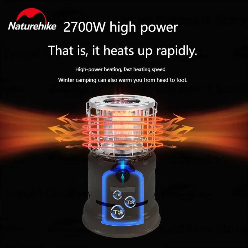 Naturehike Heating Burner 2700W Power Ultralight Portable Winter Outdoor Cooking Tank Stove Camp Accessary Multi-purpose Furnace