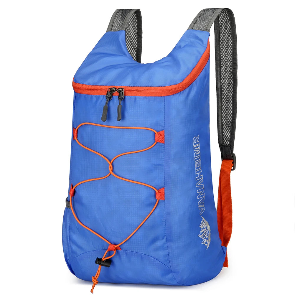 10L Outdoor Climbing Cycling Travel Knapsack Splashproof Folding Sports Daypack Ultralight Camping Hiking Backpack for Men Women