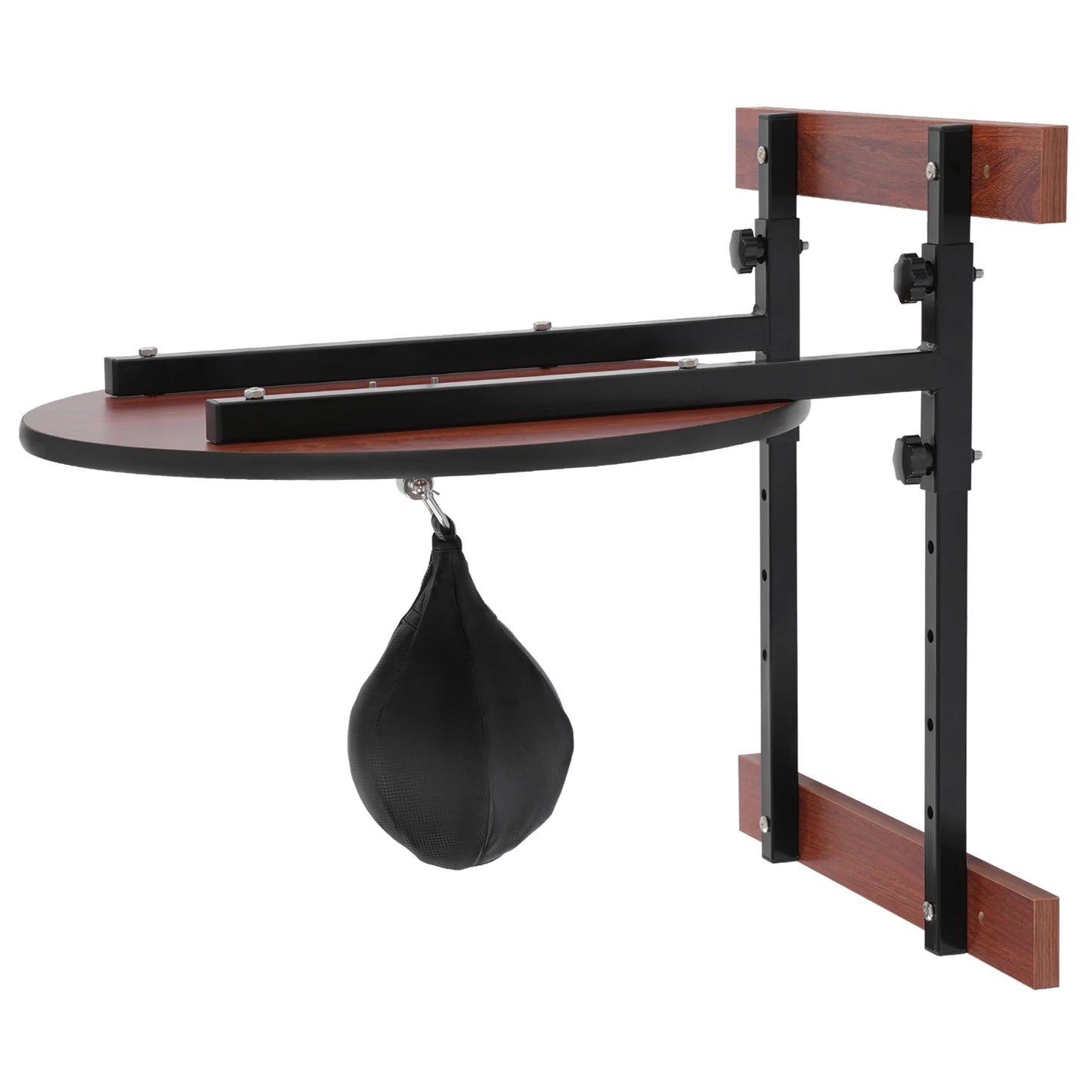 Speed Bag Boxing Height Adjustable Boxing Training Equipment with 360° Rotatable Speed Bag Wall Mounted Punching Bag Boxing Set