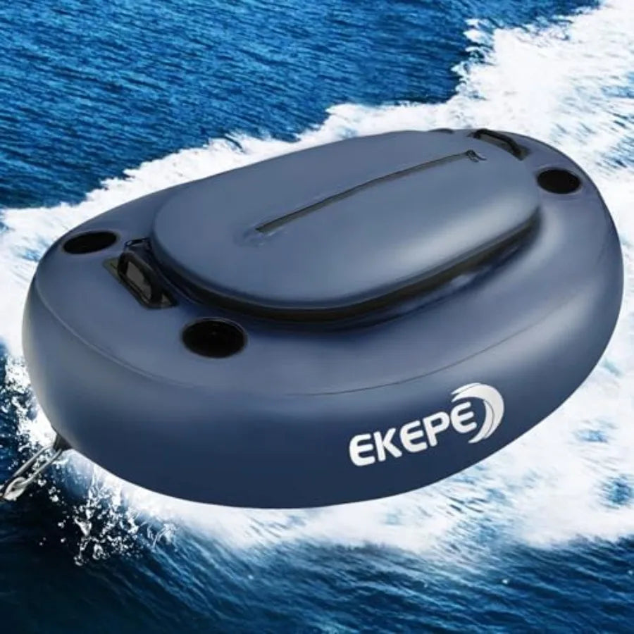 Inflatable Kayak Floating Cooler 40 QT - River Cooler Float with Tow Rope for Kayaking and Boating Heavy Duty PVC Dry Storage V