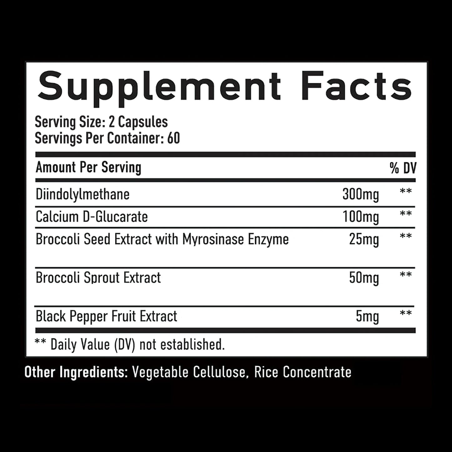 DIM for Men Capsules - Balance Hormones, Boost Metabolism, and Increase Muscle Mass - 120 Capsules
