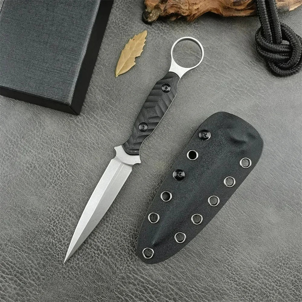 Hot Sale TOOR Jungle Fixed Blade Knife with Sheath 440c Blade EDC Cutting Hunting Survival Knife Outdoor Portable Camping Knife