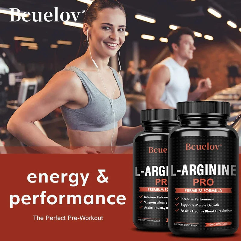 Men's Energy Supplements - Supports Muscle, Strength, Endurance & Performance - 120 Dietary Capsules