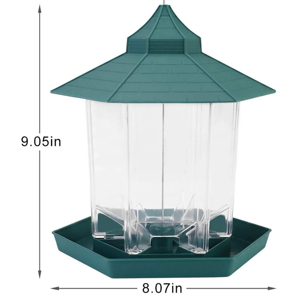 Wild Bird Feeders for Outside Rust Proof Hanging Feeders Squirrel Proof Bird Cardinal Wildlife Feeder Attracts All Birds