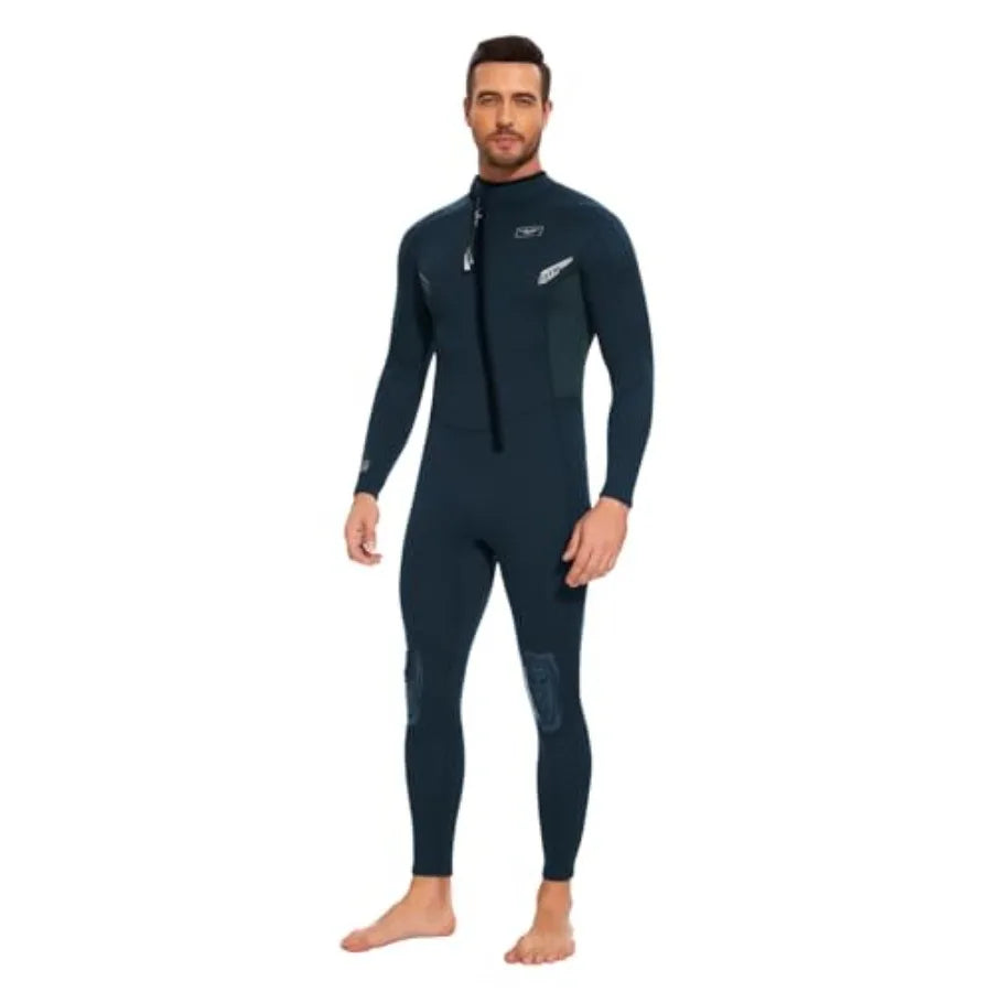 Wetsuits for Mens Womens 2mm Front Zip Full Body Diving Suits: neoprene, black, thermal insulation and flexibility for snorkeli