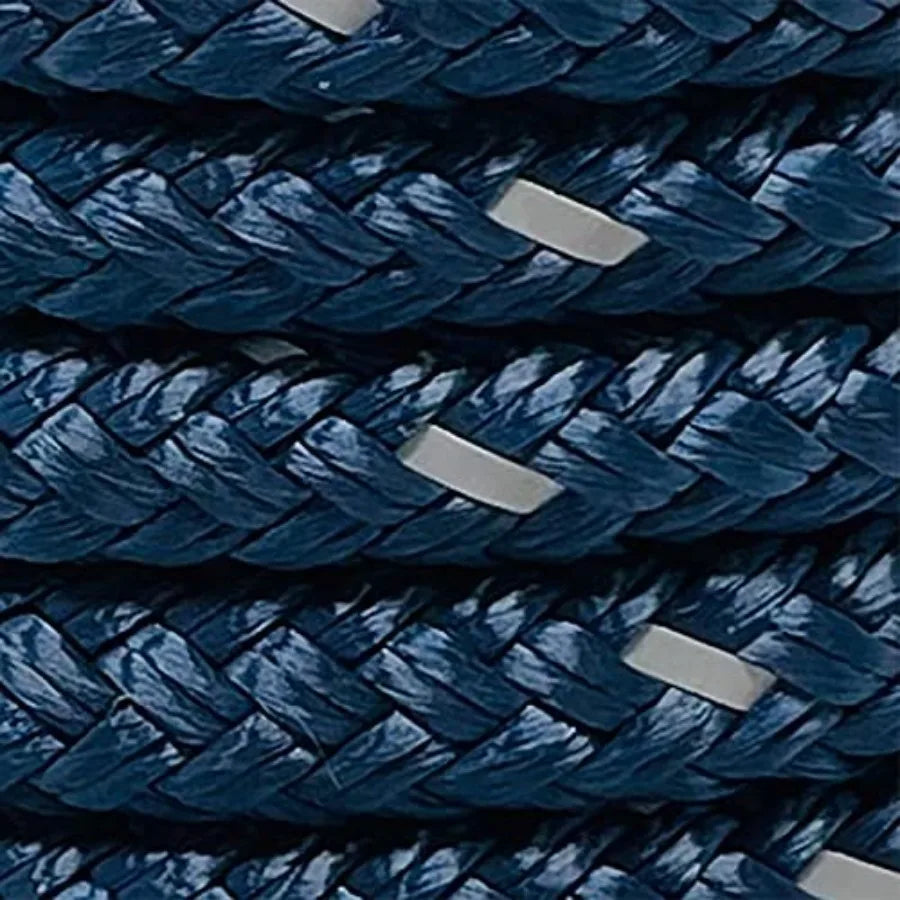 Premium Anchor Rope 100 Feet Double Braided Nylon Marine Line Reflective 3/8 Inch Reel for Anchors and Boats