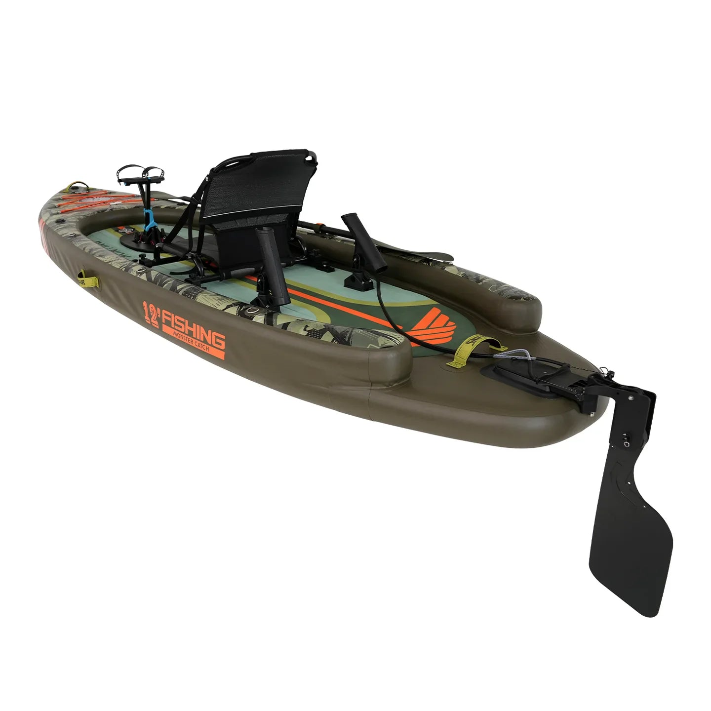 Nawakar Inflatable Kayak Set, Inflatable Kayak Paddles Board ,Fishing Kayak,Portable Touring Kayaks PVC Rafting Adventure Boat