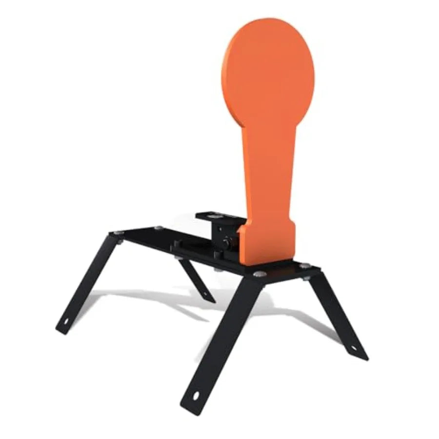 3/8" AR500 12.8'' Classic Popper Steel Shooting Target with Stand, 6'' Plate Auto Reset Target for Shooting Range, Suitable