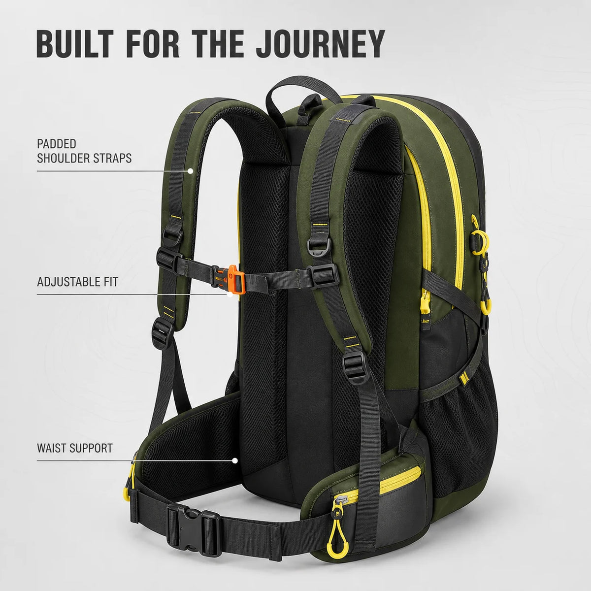 Robust Outdoor Travel Backpack Multi-Pocket Adjustable Hiking Backpack for Climbing Expeditions Must Have 2026