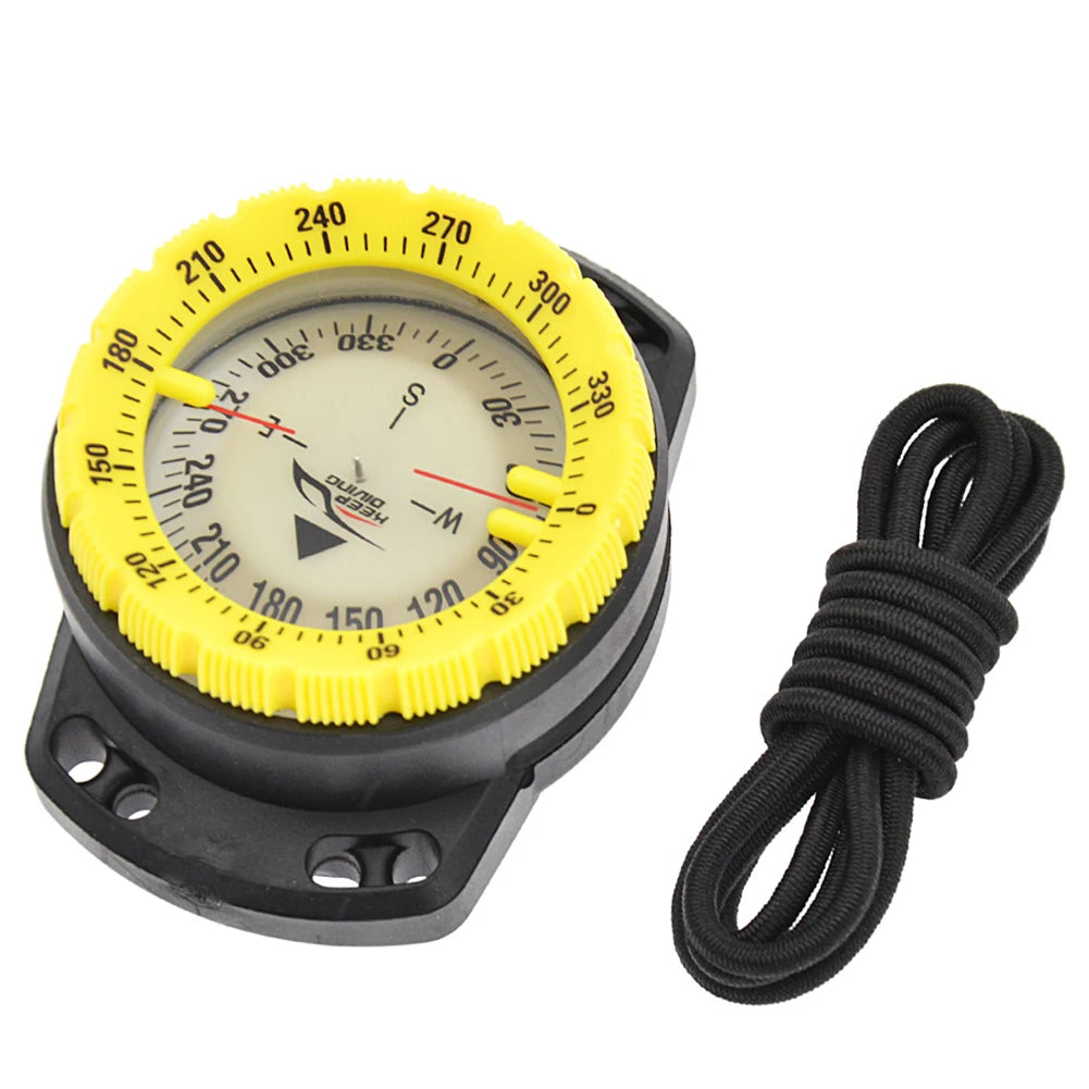 50m Scuba Diving Compass Multi-function Camping Climbing Hiking Luminous Plate