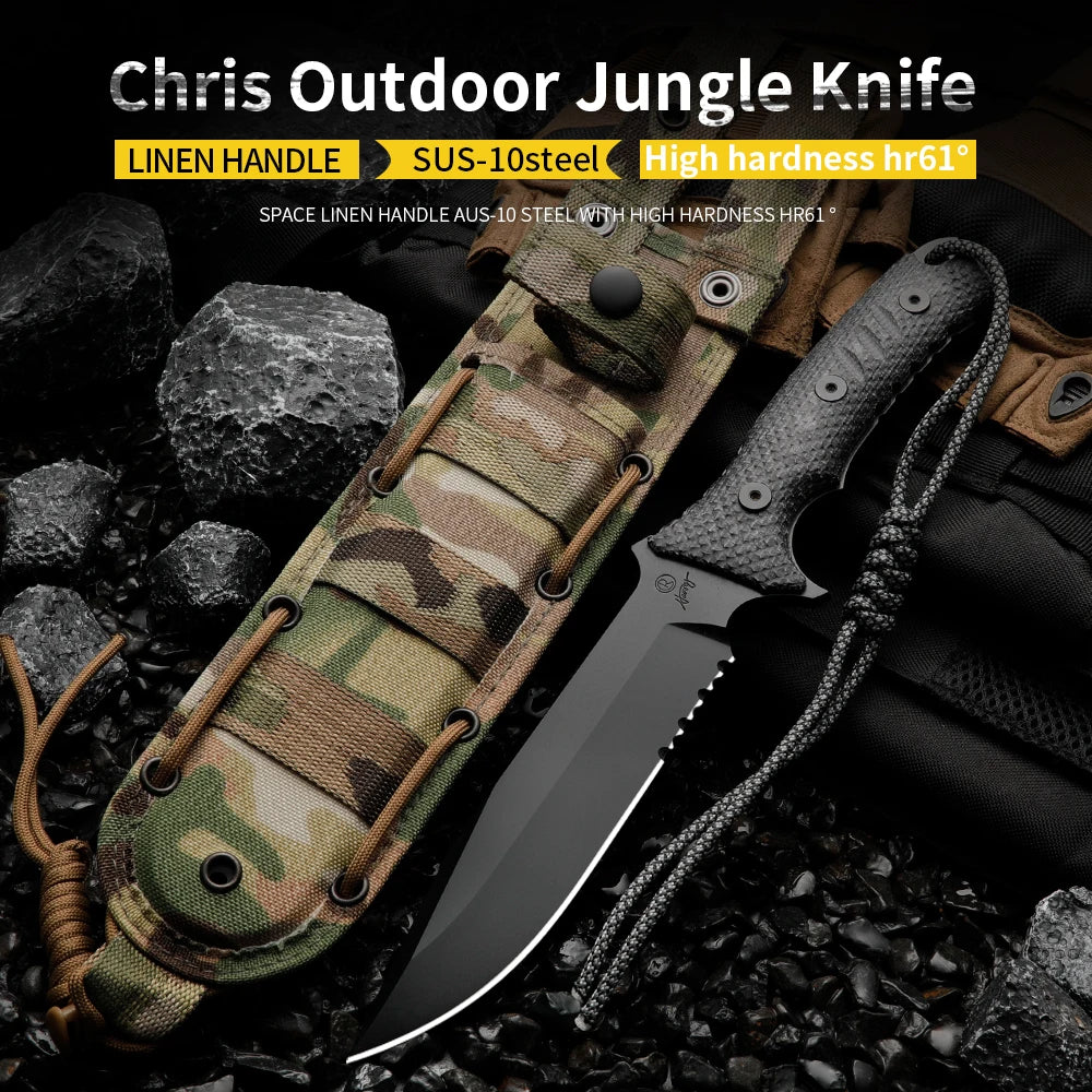 Portable multifunctional knives, perfect EDC men's knives, outdoor survival knives, manual tools, men's gifts