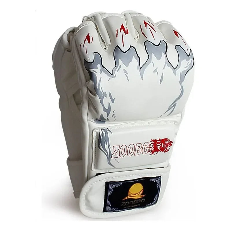 MMA Gloves Half-Finger for Men/Women for UFC Boxing Training Muay Thai Sparring Punching Bag Sanda Professional Fighting Mitts