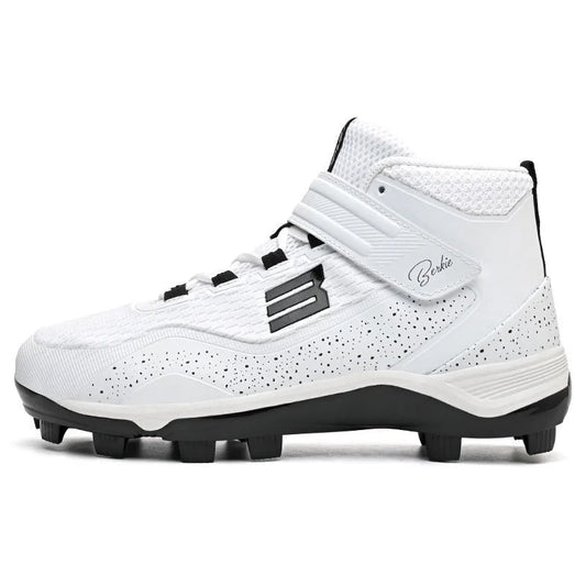 TaoBo Mid Cut Pro Baseball Shoes Men Women Size 40-47  Softball Shoes Non Slip Outdoor Spiked Sneakers Competition Shoes