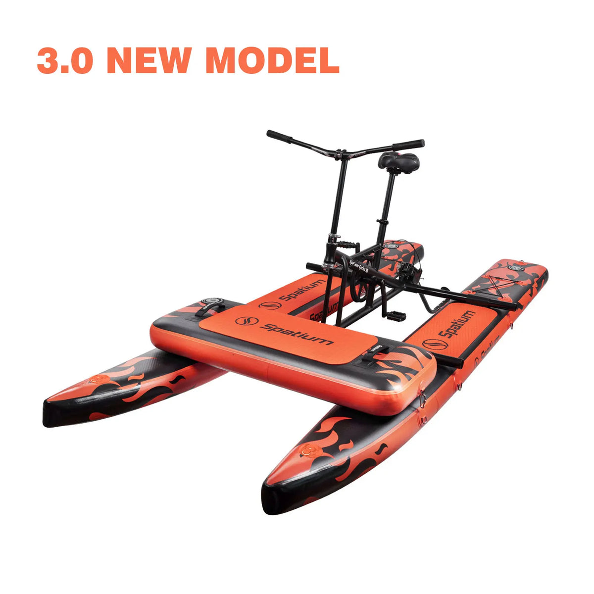 Spatium Water Bikes for Lake Inflatable Water Bike 3.0 Adult Inflatable Pontoon Water Bicycle  3-bladed Propeller Water Bike