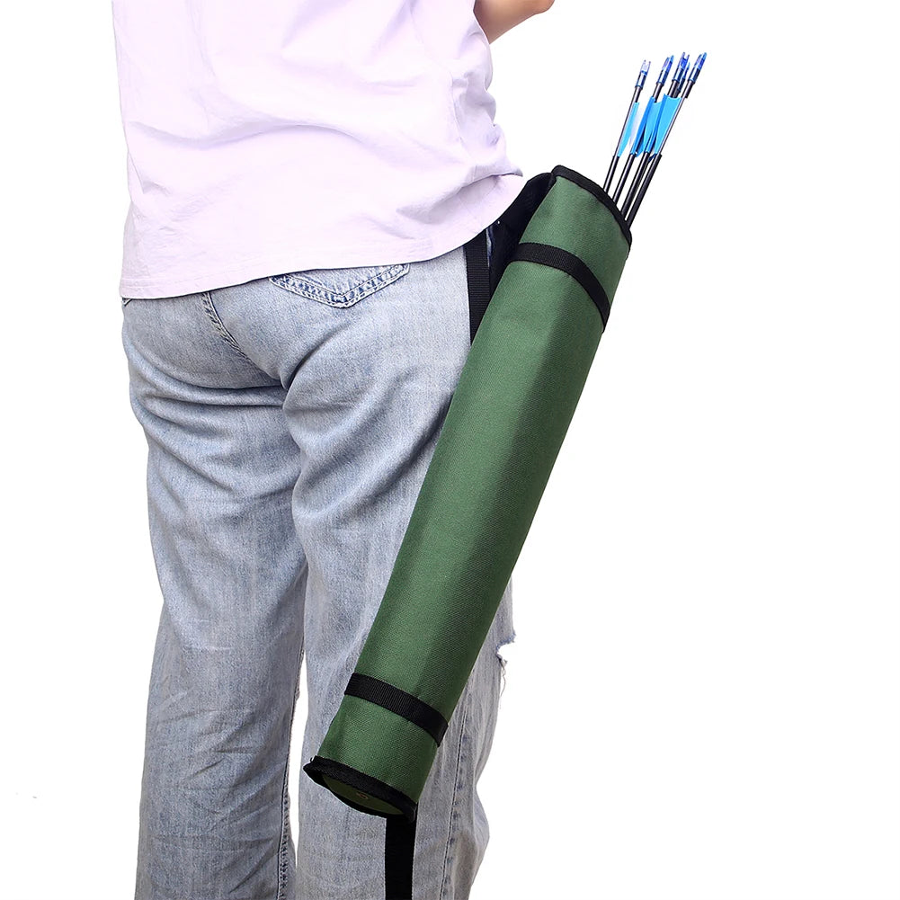 Archery Arrow Quiver Adjustable Archery Arrow Quiver Holder Waist Hanged Carry Bag for Bow Hunting and Target Practicing