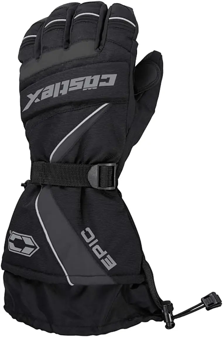 Men's Snowmobile Gloves Gray Size 2X-Large Waterproof Insulated Winter Riding