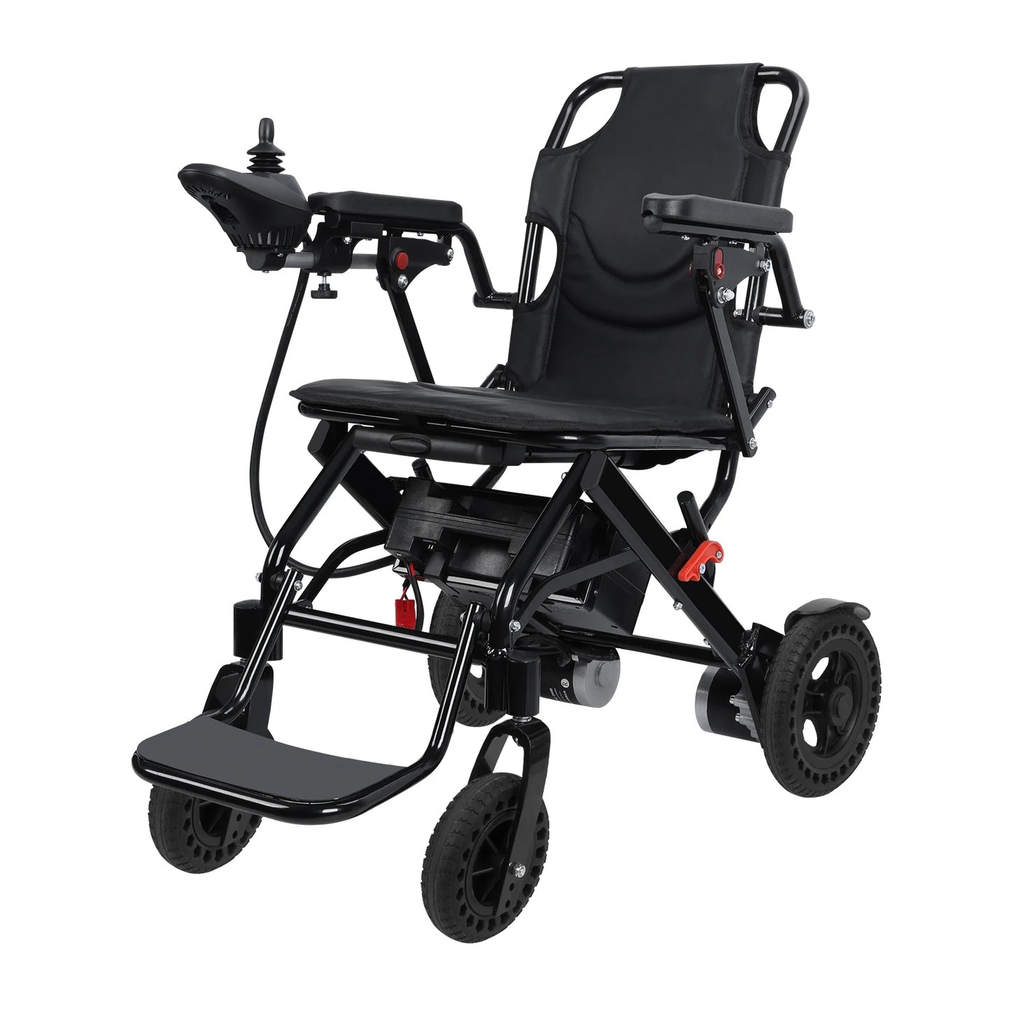 12-Mile Range 500W Motor Wheelchair Electric Wheelchair with Large Footrest