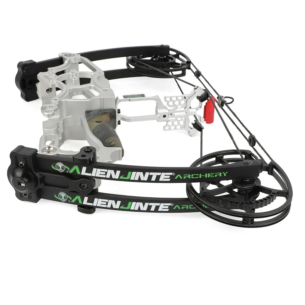 Dual-Use Compound Bow High-Performance Steel Ball & Arrow Kit 30-70LBS Adjustable 80% Let-off 340FPS Right/Left Hand Outdoor Hunting Shooting Target Archery Accessories