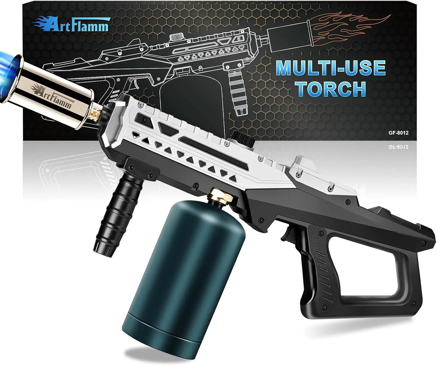 Adjustable Propane Torch for Grilling, Cooking, Sous Vide & BBQ - Flamethrower Gun (No Tank)