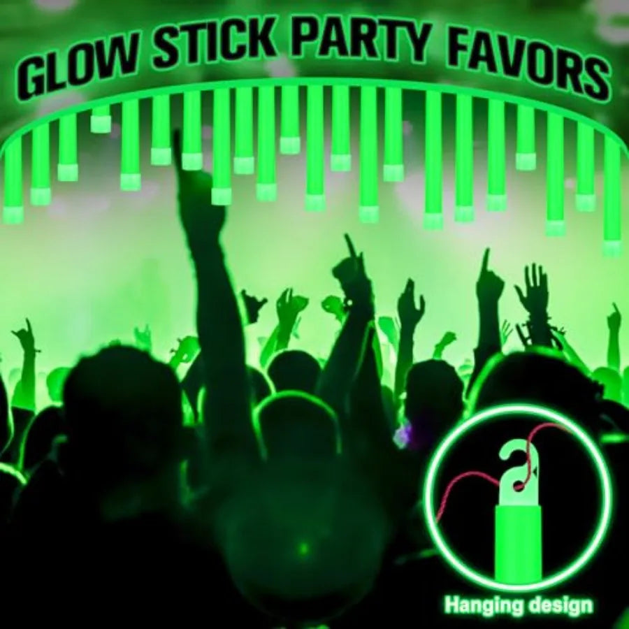 Sotiff Pcs Bright 6 Inch Large Glow Sticks Bulk Emergency Glow in The Dark Sticks with 12 Hour Duration for Camping Hiking Outd