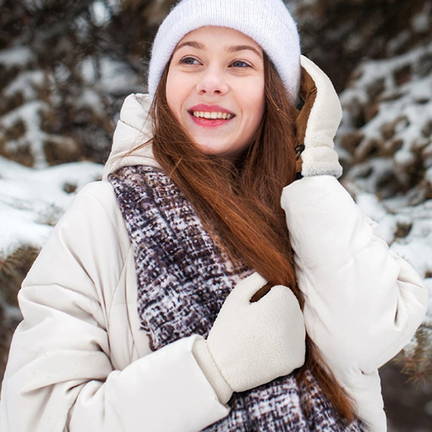 Women s Winter Knit Gloves with Touchscreen Fingertips for Cold Weather Outdoor Activities and Daily Use