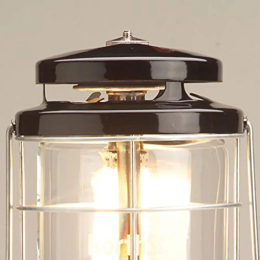 Northstar 1500 Lumens Gas Lantern with Matchless Lighting Folding Propane Lantern with Mantles and Globe for Camping Power Outa