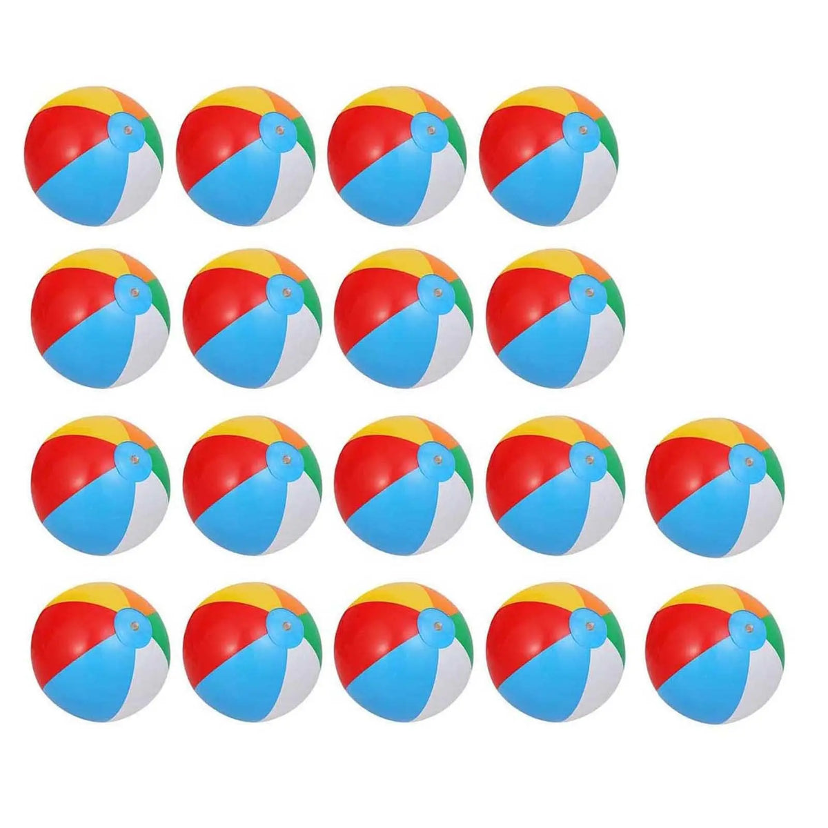 18 Pack Rainbow Beach Balls for Kids Pool Toys,12 in Inflatable Swimming Pool Beach Balls for Summer Water Games Outdoor Fun Play Game Activities, Birthday Party , Hawaiian Tropical Theme Party
