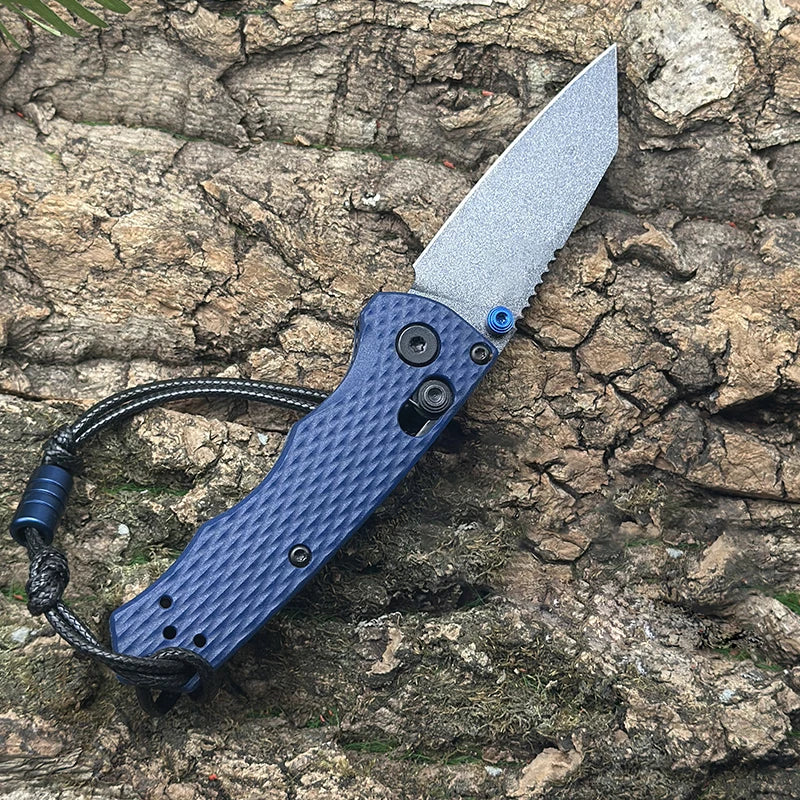 BM 290 Compact Folding Knife 440c Steel Handle Outdoor Camping Tactical Camping EDC Hunting Knife Jungle Adventure Tool Gift
